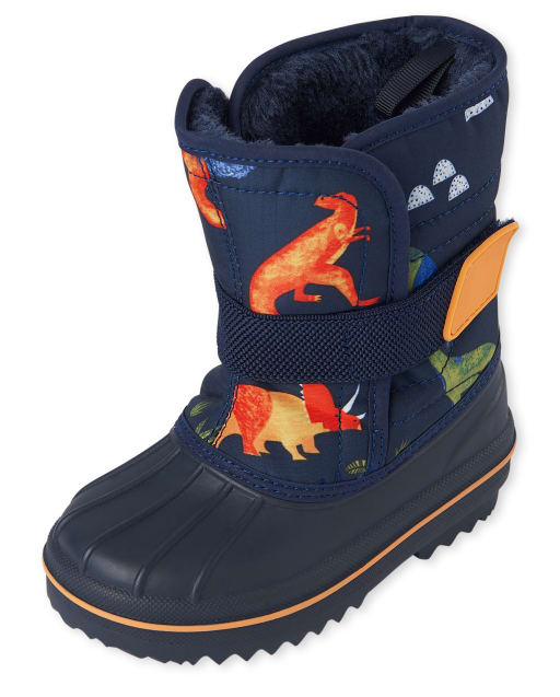 Dinosaur winter boots hot sale