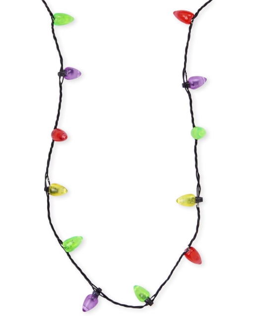 Light-Up Christmas Lights Necklace 32in | Party City