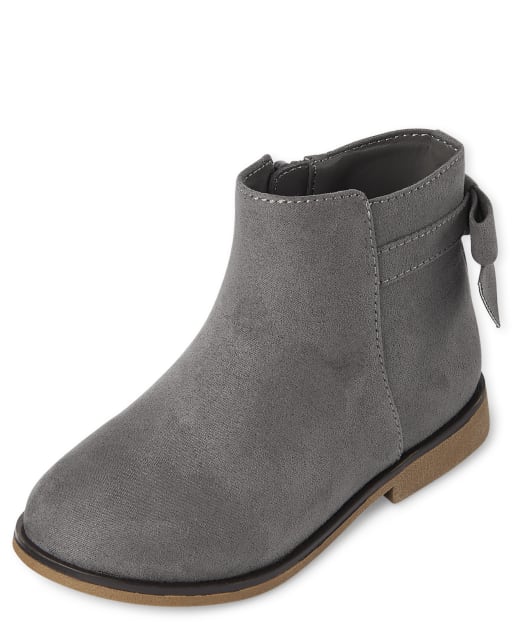 Girls grey booties outlet