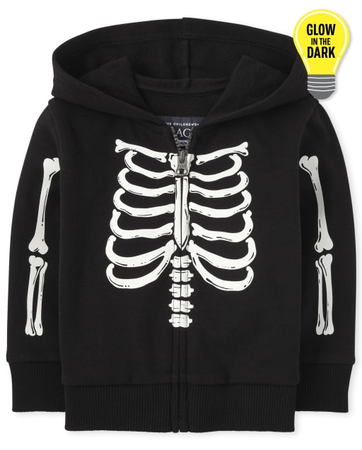 Toddler skeleton hoodie discount