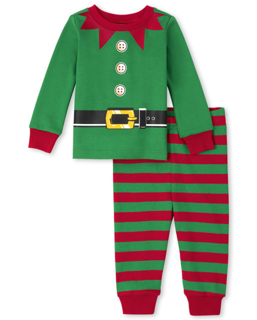 Children's elf 2025 pajamas