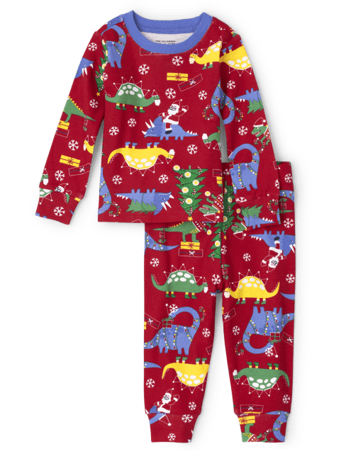 Dinosaur christmas jammies outlet