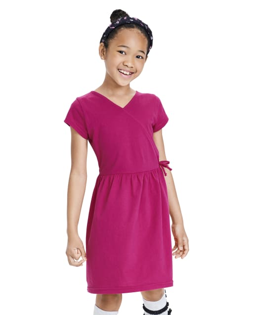 Girls wrap dress shop