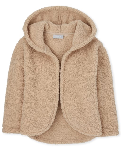 Girls sherpa sweater store