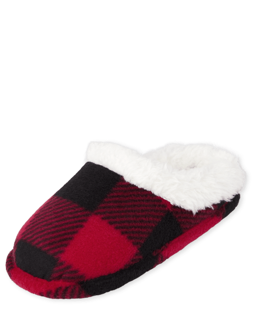 Mens buffalo discount plaid slippers
