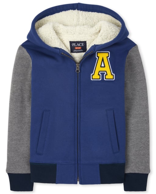 Children's place sherpa hoodie hotsell