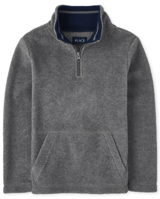 Half zip pullover boys deals
