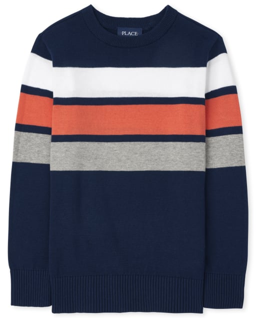 Boys striped sweater new arrivals