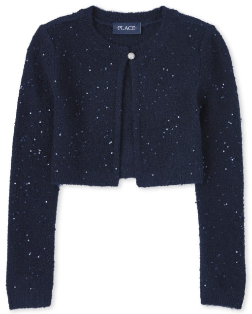 Navy blue cheap sparkly cardigan