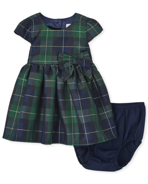 alexa chung blue dress 1950s Black Watch Tartan Swing Dress Vintage Inspired Sweetheart Neck Puff  Sleeve Prom Dress  Pretty Kitty Fashion