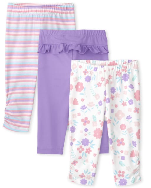 BABIES LEGGINGS WITH FRILLS BELIEVE IN LOVE
