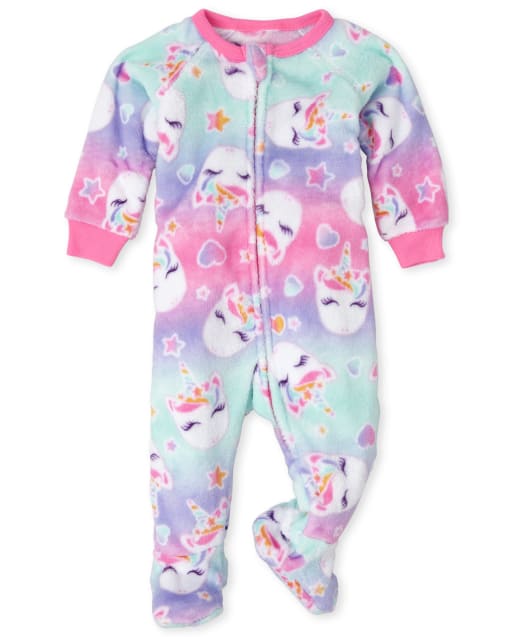 Unicorn sales footie pajamas
