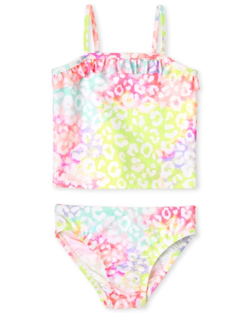 Big Girls One-Piece Bikinis Swimsuits, Esho Little Girls Ruffled Bathing  Suit Swimwear For Beach Pool, Size 7-14 Years