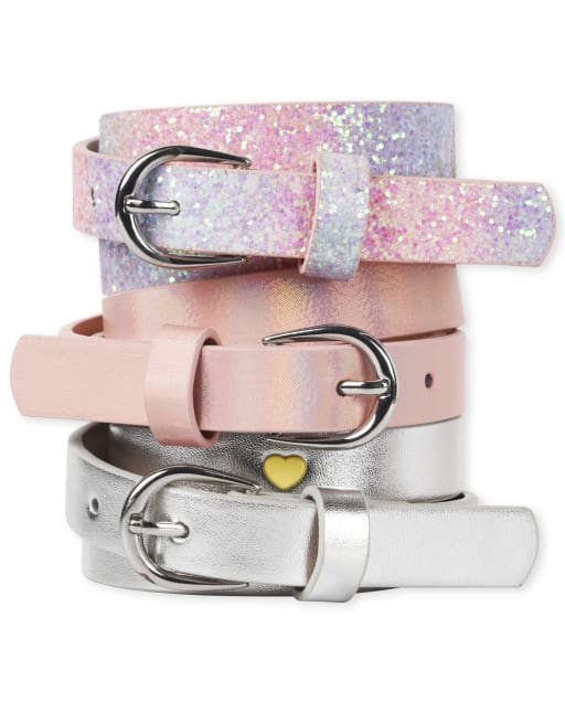 Girls glitter belt clearance