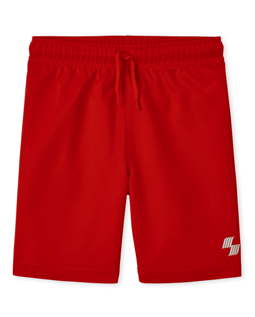 Boys red sales basketball shorts