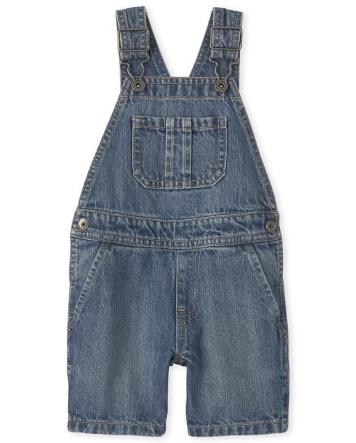 Baby And Toddler Boys Denim Shortalls