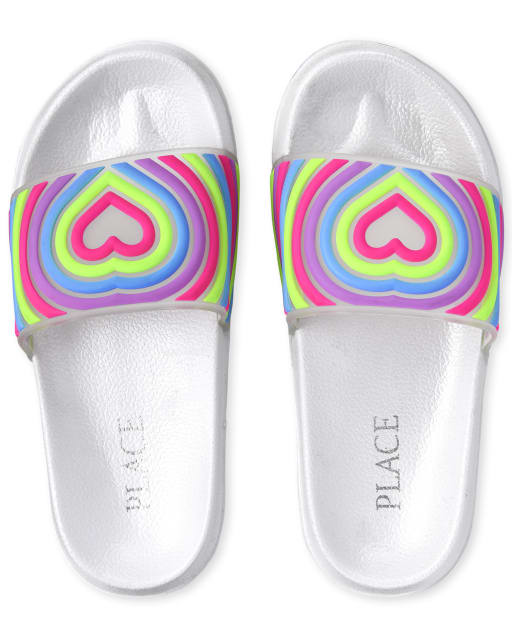 Girls best sale rainbow slides