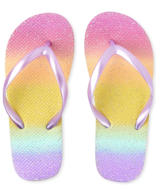 Girls Rainbow Ombre Flip Flops MULTI CLR The Children s Place CA