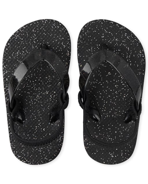 Toddler Girls Glitter Flip Flops