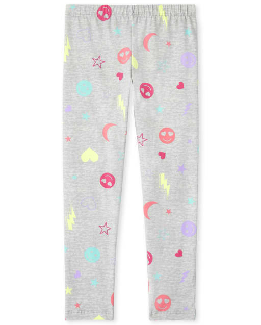 Leggings Ni a Punto Estampado The Children s Place H T MIST