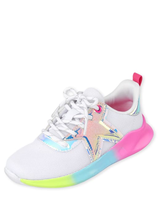 Children's place holographic shoes top