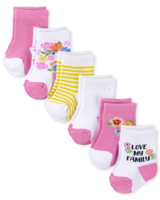 Set 4 calcetines recién nacido niña 9426 - Koko's Peques