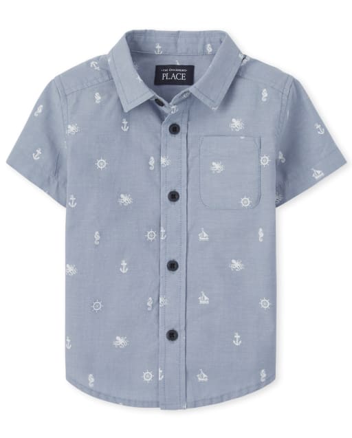toddler boys dress shirt Toddler Boys' Shirts & Polos : Target