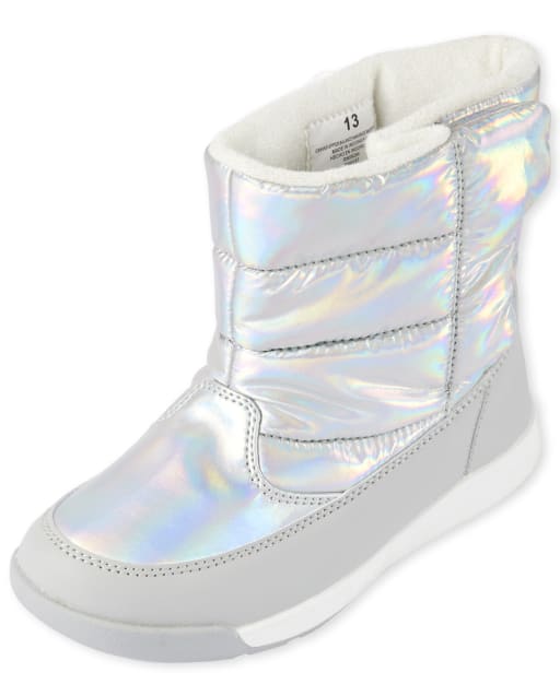 Silver boots for on sale girls