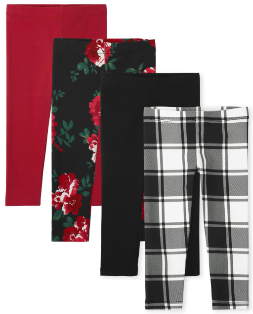 Girls plaid leggings outlet