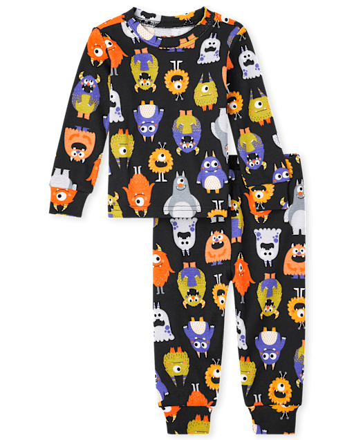 Unisex Baby And Toddler Glow In The Dark Halloween Long Sleeve