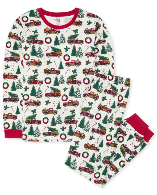 Truck christmas pajamas deals