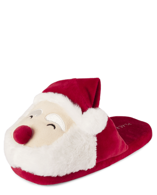 Unisex Adult Matching Family Christmas Santa Slippers RED The Children s Place