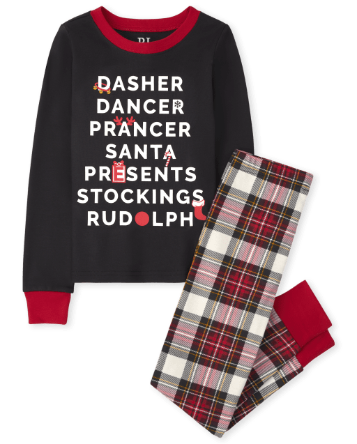 CARETOO Matching Family Pajamas Sets Long Sleeve Christmas Reindeer Plaid  Pjs Striped Kids Holiday Sleepwear Homewear : : Clothing, Shoes 