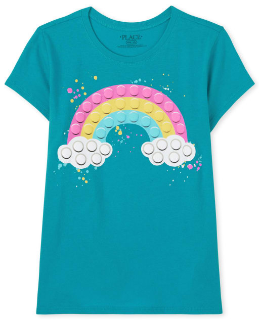 Rainbow Keyhole Kids T-Shirt