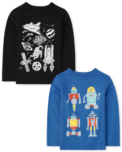 T-shirt manches longues robot enfant NKY taille 5 ans