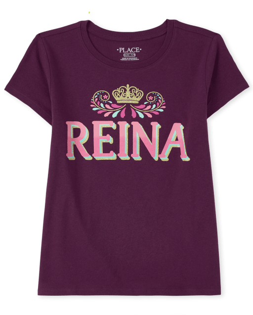 Girls Short Sleeve Reina Graphic Tee - PURPLE | The Children's Place