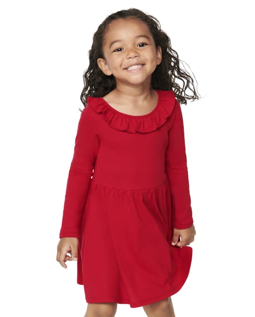 Children's place shop red dress