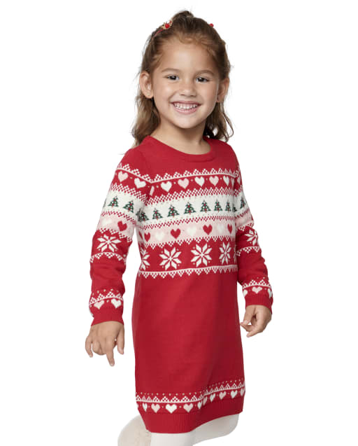 Baby girl 2024 christmas sweater dress