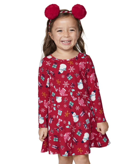 Baby And Toddler Girls Christmas Everyday Dress