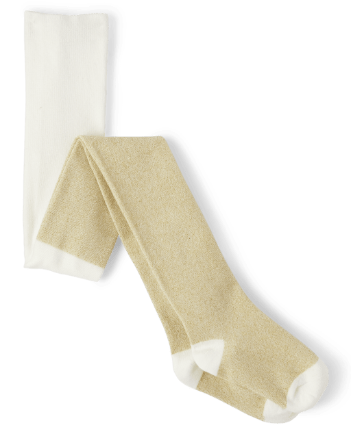 Girls gold tights deals