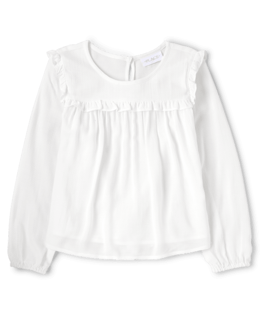 Girls ruffle top 2025