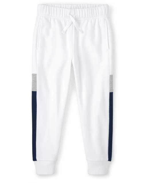 Toddler white joggers discount
