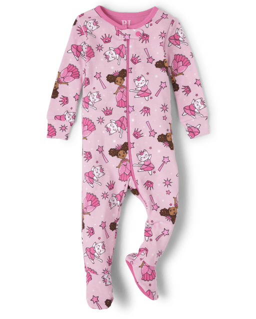 Baby girl one piece pajamas on sale