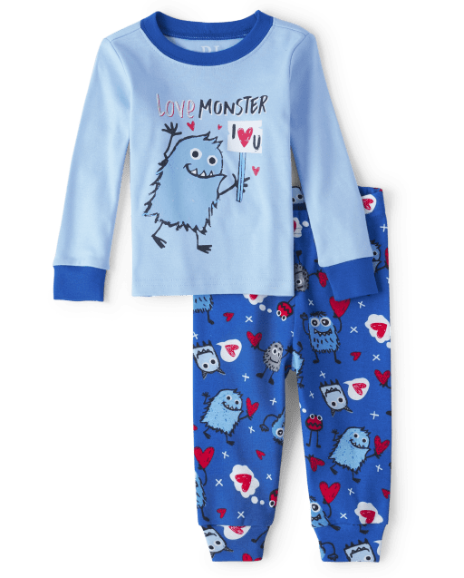 Children's Place Toddler Boy Monster Truck Snug Fit Cotton Pajama - IBIS  Kids