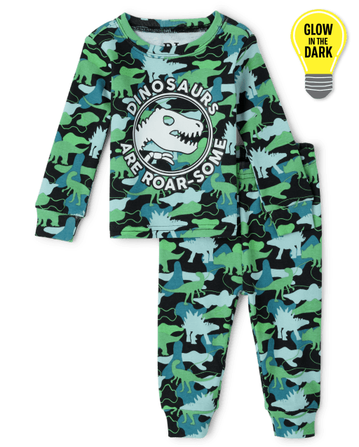 Glow in the dark dinosaur pajamas outlet