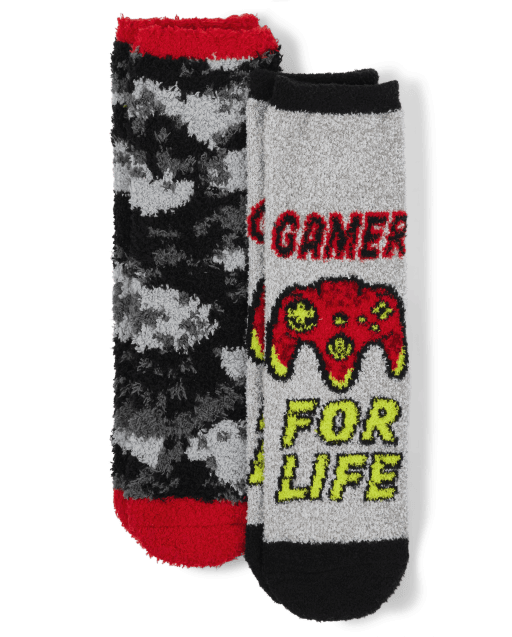 Boys Gamer Cozy Socks 2Pack MULTI CLR The Children's Place