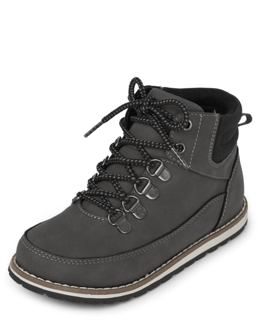 Boys lace deals up boots