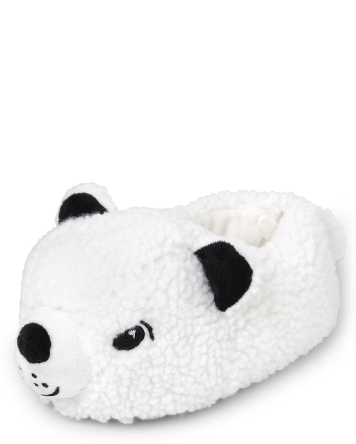 Kids polar bear slippers hotsell