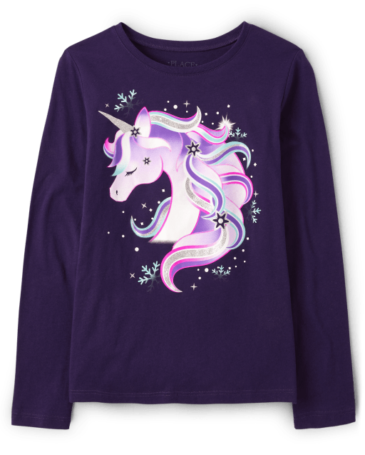 Unicorn For Change, Premium Youth Girls Tee - Purple Berry – Kid