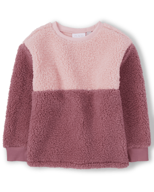 Plum sherpa cheap pullover